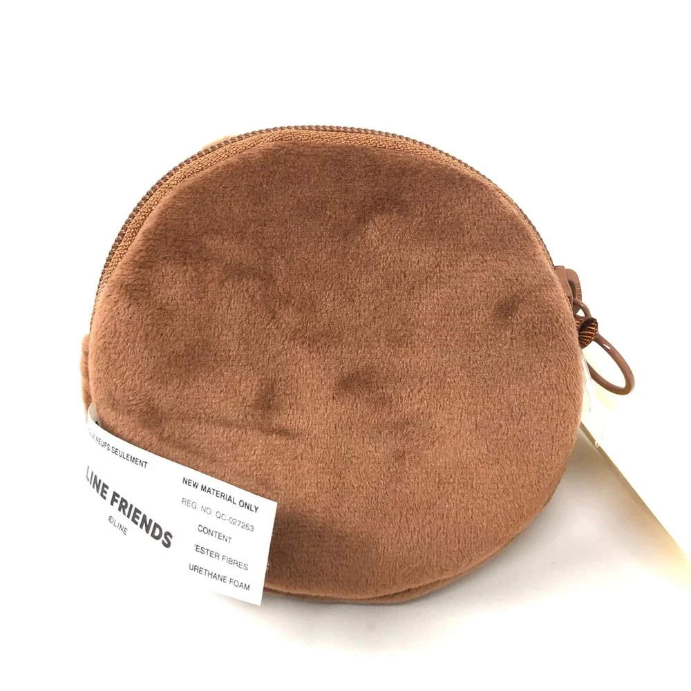 Gund Line Friends Brown Bear Coin Purse 5” - Picture 2 of 5